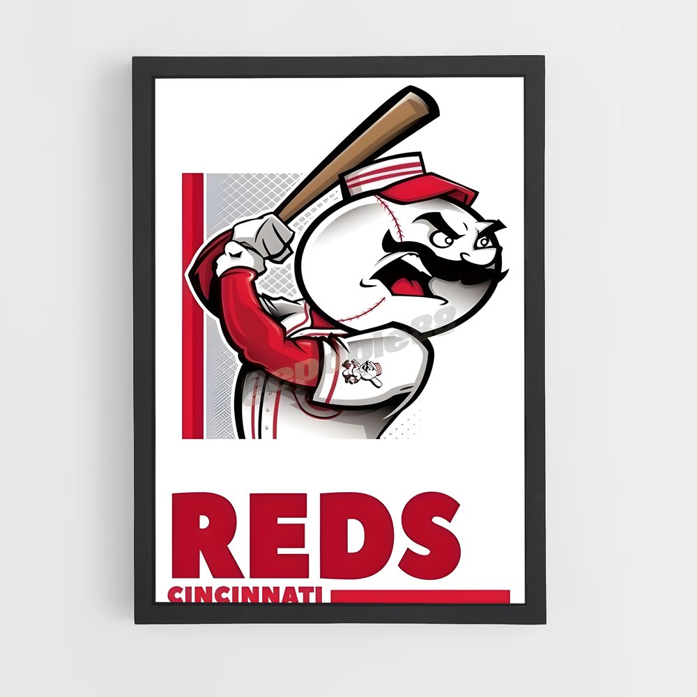 Poster Reds Revolution – affiche Baseball (vue 2)